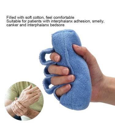 Agatige Cone with finger separator hand and finger aid for elderly bedridden patients Finger care antibedsoreBlue - Buy Online on GoSupps.com