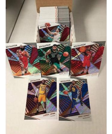 2018-19 Panini Revolution Hand Collated Veteran Complete Basketball Set of 100 Cards Overall condition is NM-MT. Includes LeBron James first Los Angeles Lakers cards. FREE SHIPPING TO THE UNITED STATES. Kawhi Leonard, Dirk Nowitzki, De'Aaron Fox, Kevin Du