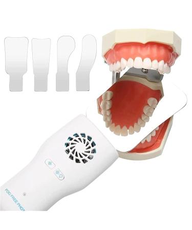 GKPly Dental Electric LED levels for automatic fitting removal mirror for dental orthodontics reflector image of image with 4 interchangeable mirrors