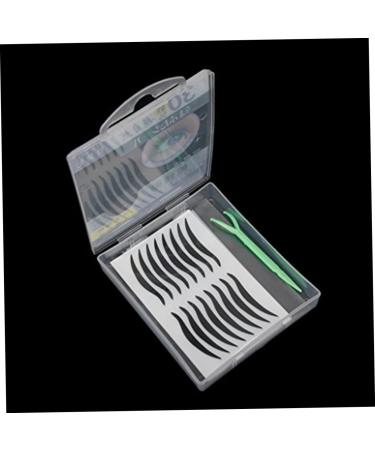 DRESSOOS 80 Pairs Eyeliner Eyeshadow Sticker Eyeliner Stencil Eyeliner Sticker with Eyelashes Crease Black - Buy Online on GoSupps.com