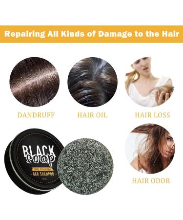 Darkening Shampoo Shampoo Bar Gray Coverage Soap Solid Shampoo Bars for Darkening Hair - Buy Online on GoSupps.com