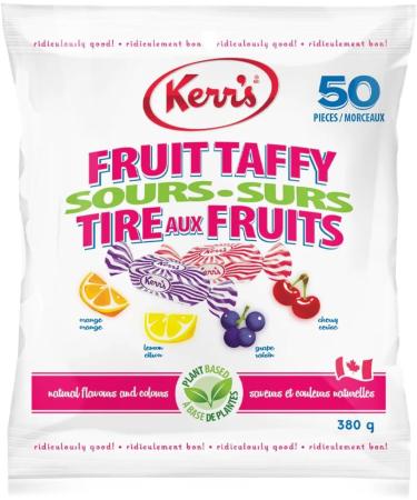 Value Bundle: Kerrs Bulk Candy Taffy - FRUIT TAFFY ORIGINAL & FRUIT TAFFY SOUR CANDY LARGE Bags - Individually Wrapped Candy - Candies Bonbon Bulk Candy - Snacks & Sweets for Adults & Kids Candy Bulk - Custom Value Bundle Branded Package of 2 (Try Them Bo - Buy Online on GoSupps.com