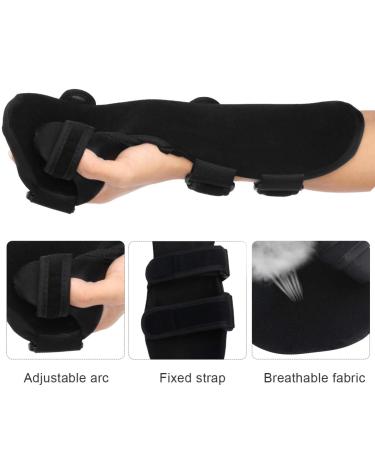 FOMIYES Hand Wrist Brace | Support for Hand Injuries Fractures & Stabilization | Adjustable 30x10cm Black Splint - Buy Online on GoSupps.com