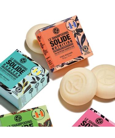 Yves Rocher Nutrition Shampoo Bar - Repair Flower Oils for Dry & Damaged Hair - 60g | Buy Online Worldwide - Buy Online on GoSupps.com