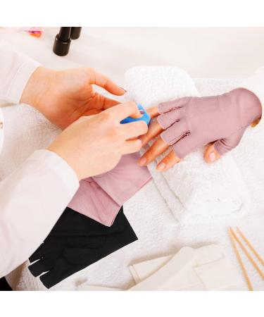 POPETPOP 2 Pairs Uv Gloves Uv Rays Gloves Nail Art Accessory Nail Gloves Nail Art Gloves Nail Art Supplies Anti-uv Fingerless Gloves Fingerless Gloves for Women Sun Protection Cotton Miss - Buy Online on GoSupps.com