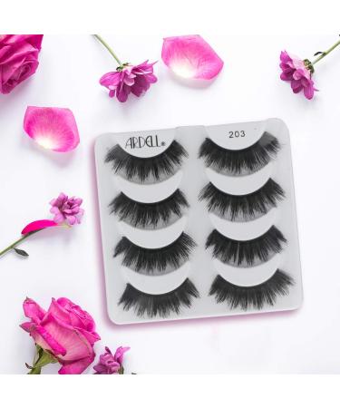 Ardell False Eyelashes 4 Pack Double Up 203 - 8 Pairs - Buy Online on GoSupps.com