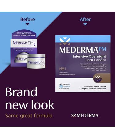 Mederma PM Overnight Scar Cream - Reduce Scars Overnight, 1.7 oz - Buy Online on GoSupps.com