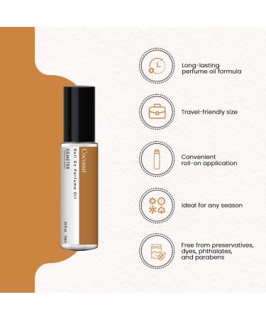 DEMETER Coconut Perfume Oil Roll on .33 oz Long-Lasting - Buy Online on GoSupps.com