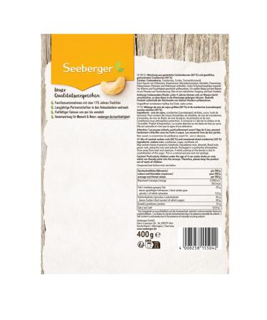 Seeberger Cashew Cranberry Mix 400g - Crispy Gluten-Free & Vegan Snack - Sweet & Sour Cashews & Cranberries - Buy Online on GoSupps.com