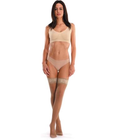 Scudotex Long Self-Adhesive Tights 180 Denier - Super Cell Extra Natural Color Size 6 | International Shipping Available - Buy Online on GoSupps.com