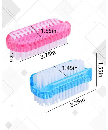 DAYGOS Nail Brush for Cleaning Fingernails - 2 Sided Hand Scrub Brushes - Manicure Tool for Men, Women, Kids - 4PCS - Buy Online on GoSupps.com