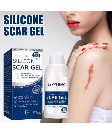 Silicone Skin Renewal Gel - Women's Treatment for Surgical Scars, Stretch Marks, Acne, Burn Scars & Pockmarks - 1pcs - Buy Online on GoSupps.com