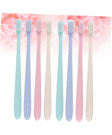 Buy Organic Charcoal Toothbrush Set - 16 Eco-Friendly Travel Toothbrushes with Caps - Household Care for Vegans - Buy Online on GoSupps.com