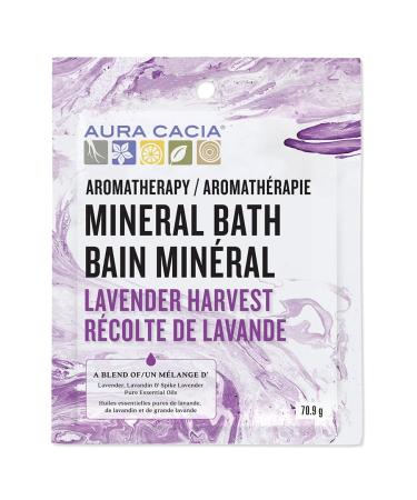 AURA CACIA Lavender Harvest Mineral Bath 6 x 71 g