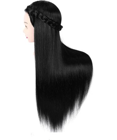 Trintion Black Wigs for Women | 65cm Middle Parting Long Hair Extensions | Natural Heat-Resistant Synthetic Wig - Buy Online on GoSupps.com