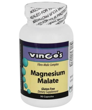 Vinco's - Magnesium Malate - 90 Capsules - Buy Online on GoSupps.com