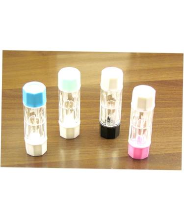 Solustre 4-Piece Colored Contact Lens Case Set Eye Care Box with Mirror & Lens Foil Practical Storage for Contact Lenses - Buy Online on GoSupps.com