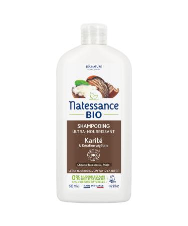 Natessance - Ultra-nourishing shampoo - Organic Shea & Vegetable Keratin
