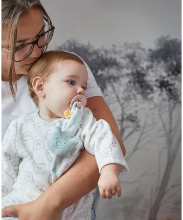 Nouky Dummy Chain Clip Mint | Safe & Stylish Pacifier Holder | Noukies International Shipping - Buy Online on GoSupps.com