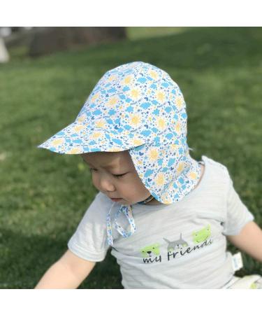 LACOFIA Toddler Sun Protection Beach Hat | Adjustable Flap Cap for Kids 2-5 Years | Super Soft Summer Visor Cap - Buy Online on GoSupps.com