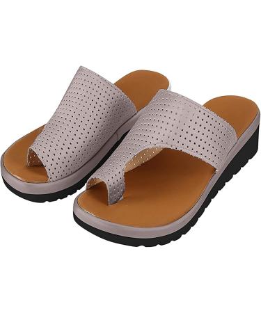 Buy Women's Non-Slip Open Toe Flip Flops - Soft Summer Sandals for Bunion Foot Correction & Comfort - Buy Online on GoSupps.com
