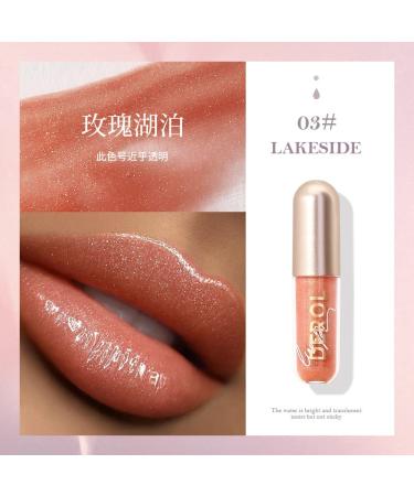 Kusslippe Plumping Lip Gloss 0.19 oz - Cooling & Moisturizing Formula with Peppermint and Vitamin E - LAKE SIDE3 - Buy Online on GoSupps.com
