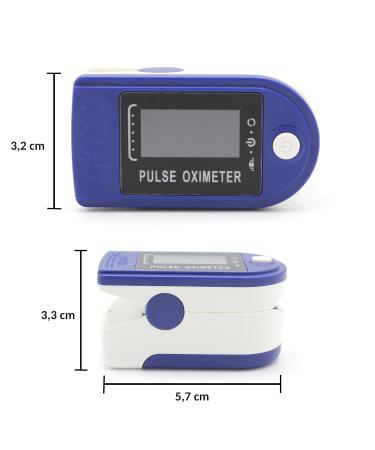 Buy Fishtec Oximeter with LCD Display | Pulse & Oxygen Saturation Monitor | Rotatable Design & Battery Stand | Fast International Shipping - Buy Online on GoSupps.com