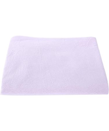 Verdant Touch Spa Bed Sheet | Soft Cotton Massage Couch Cover with Facial Hole | Lilac 180cm x 80cm | Ideal for Beauty Salons - Buy Online on GoSupps.com