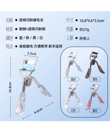 Natural Curler with Comb Glitter Eyelash Curler for Beginners Local Wide Angle Portable Styling (Color : C3) - Buy Online on GoSupps.com