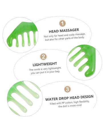 Tovinanna 2-Piece Eight-Tooth Comb & Gua Sha Massage Tool Set | Scalp Massager & Head Massage Comb for Relaxation - Buy Online on GoSupps.com