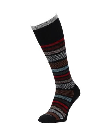 Sockwell Men's Twillful Moderate Graduated Compression Sock Medium-Large Black
