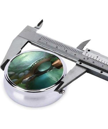 Portable 3 Compartment Round Pill Box Organizer - Little Bridge Eastround - Ideal Travel Solution for Medication - Buy Online on GoSupps.com