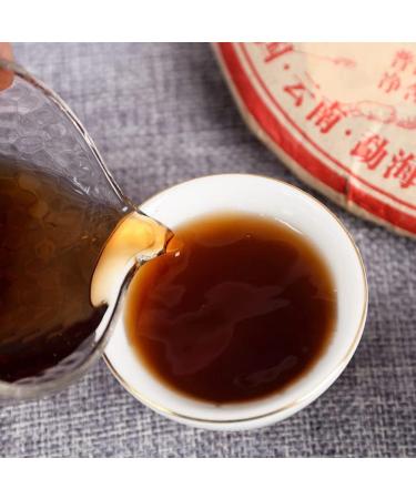HQZM Ancient Fermented Yunnan Palace Puer Mature Tea Made From Menghai Ancient Tea Materials 357g - Buy Online on GoSupps.com