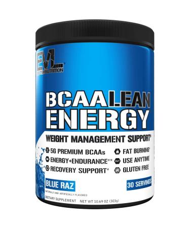 EVLution Nutrition BCAA LEAN ENERGY Blue Raz 10.60 oz (303 g)