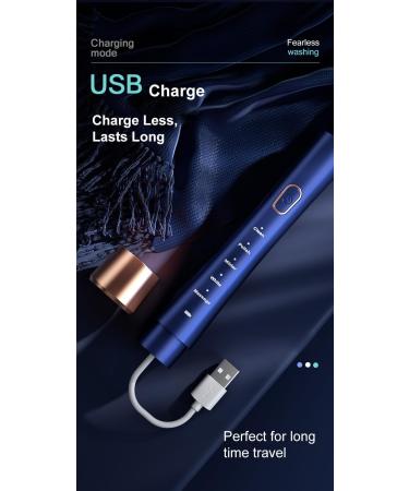 AUZZO Sonic Electric Toothbrush for Adults 6 Modes USB Rechargeable International Shipping Available - Buy Online on GoSupps.com