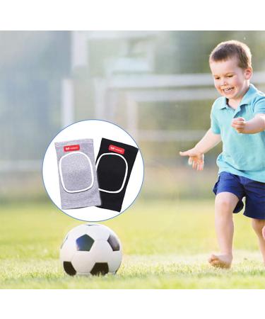 ANKOMINA Kids Knee & Elbow Support Set - 2 Pairs Anti-Slip Breathable Elastic Protectors for Sports - Volleyball Football Dance Yoga Skating Basketball - Size M (12-16 Years - Buy Online on GoSupps.com