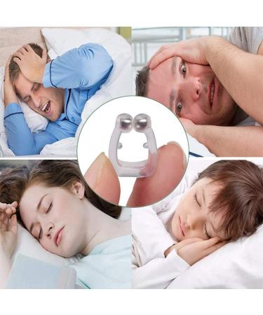 Anti Snore Nose Clip Magnetic Anti Snoring Device Aid to Stop Snoring Professional Snore Stopper Solution for Comfortable Sleep and Peaceful Snoring Relief for Men and Women by JERN (Pack of 4)