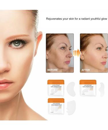Fyearfly Melting collagen film 20 pieces cheek collagen films longlasting hydration soluble collagen films skin firming pure collagen films for reducing wrinkles - Buy Online on GoSupps.com