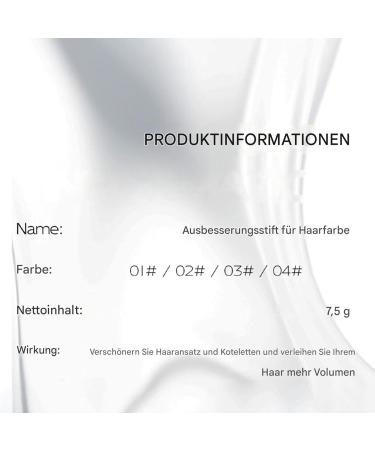  Generisch Root Concealer Pencil - Double Sided Root Corrector Pencil for Fast Natural Hair Refreshing | Waterproof Temporary Hair Dye to Refresh Hair - Buy Online on GoSupps.com