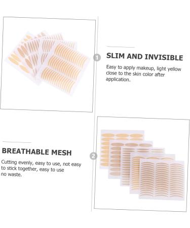 FOMIYES 150 Sheets Lace Double Eyelid Sticker Eye Makeup Tool Invisible Eye Sticker Eyelid Tape Sticker Double Eyelid Stickers Eyeliner Tape Medical Tape Second Generation Supplies Hooded - Buy Online on GoSupps.com