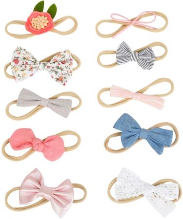 COUXILY Baby Girl Headbands and Bows Newborn Infant Toddler Hair Accessories (01) - Buy Online on GoSupps.com