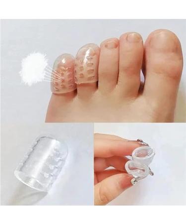 Silicone Toe Protectors - 20Pcs Set for Corns, Foot Pain Relief | Anti-Friction & Breathable Cap for Little Toes - Buy Online on GoSupps.com