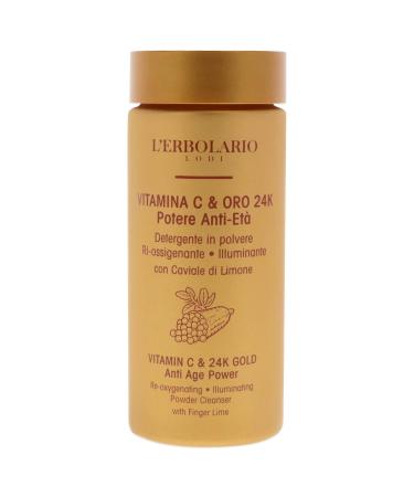 L'Erbolario Vitamin C & 24K Gold Anti-Age Cleanser - Daily Face Wash for Oily & Dry Skin - Restores Glow Removes Makeup & Impurities - 1.23 oz - Buy Online on GoSupps.com