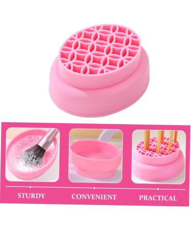 Angoily Makeup Brush Cleaner Makeup Brush Cleaning Cup Storage Box Make up Silica Gel Silicone Makeup Brush Holder - Buy Online on GoSupps.com