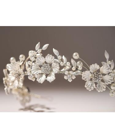 SWEETV Silver Bridal Headband Tiara for Wedding & Prom - Hair Accessories for Brides - Buy Online on GoSupps.com