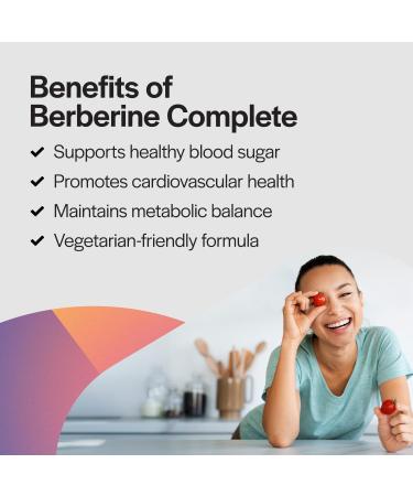 PureFormulas Berberine Complete | Enhanced Absorption Berberine Supplement 500mg 120 Vegetarian Capsules - Buy Online on GoSupps.com