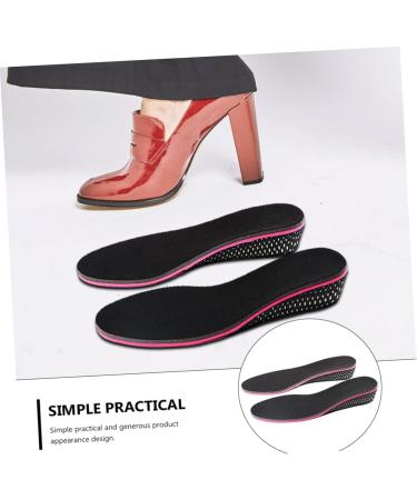NOLITOY Booster Pad Insoles - Comfortable Elevator Insoles for Height Lift | Gothic Red Athletic Shoe Inserts for Men & Women - Memory Foam Cushioning 25.5x3x0.7cm - Buy Online on GoSupps.com