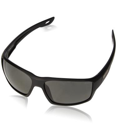C b Unisex Sunglasses Strickland Black Matte-Zone Polarized Grey Silver L