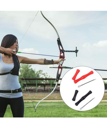 Archery Finger Protection Set - Silicone Bowstring Guard & Tendon Shield for Recurve Archery - 4 Pack - Buy Online on GoSupps.com
