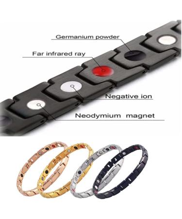 Lymph Drainage Magnetic Bracelet Imagineitem Bracelet Bracelets for Women for Arthritis and Joint Womens Magnetic Bracelet for Pain Relief-C - Buy Online on GoSupps.com